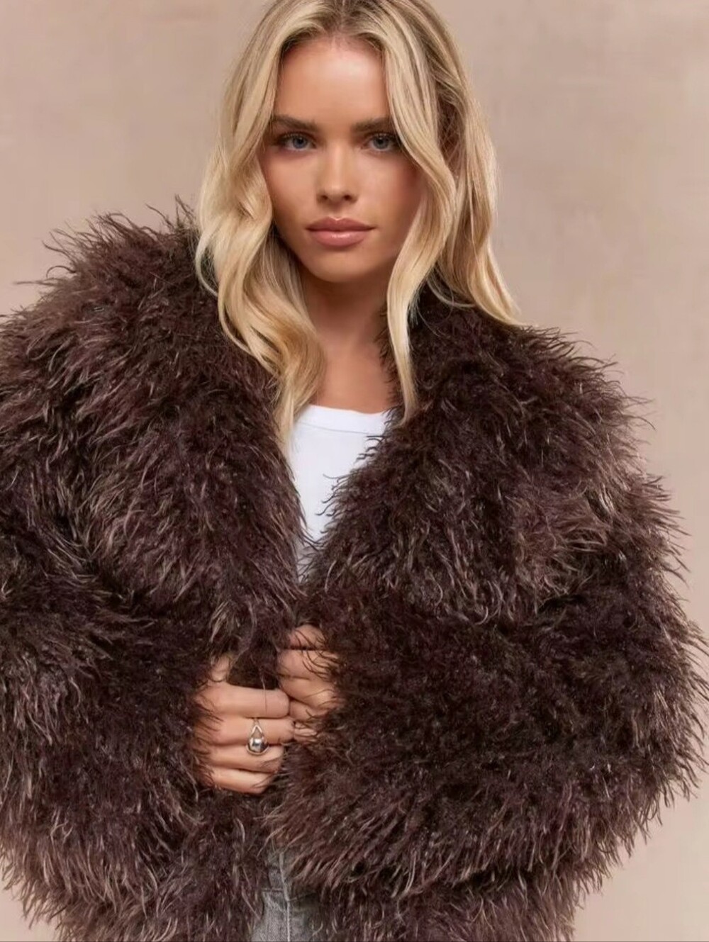 Faux Fur Shag Jacket
